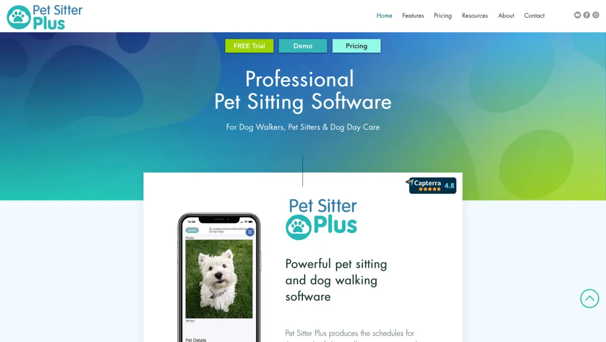 Interface Pet Sitter Plus : image, ergonomie, alternatives Interface Pet Sitter Plus : image, ergonomie, alternatives