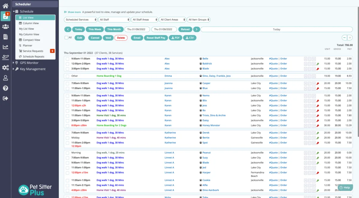 Pet Sitter Plus: avis sur le logiciel de prise de rendez-vous en ligne: fonctionnalités, avantages, inconvénients et tarifs Pet Sitter Plus: avis sur le logiciel de prise de rendez-vous en ligne: fonctionnalités, avantages, inconvénients et tarifs