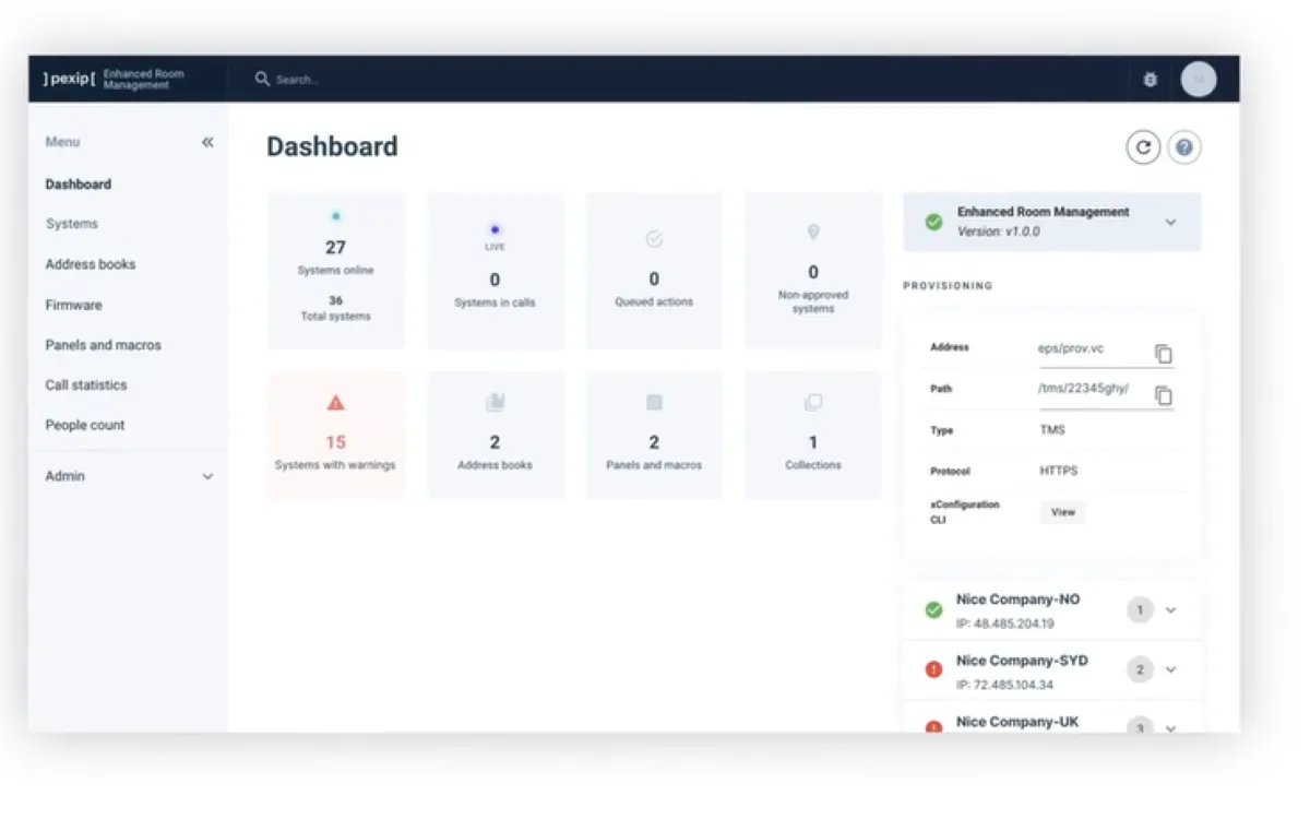 Notre avis sur Pexip Engage : un logiciel de planning à découvrir