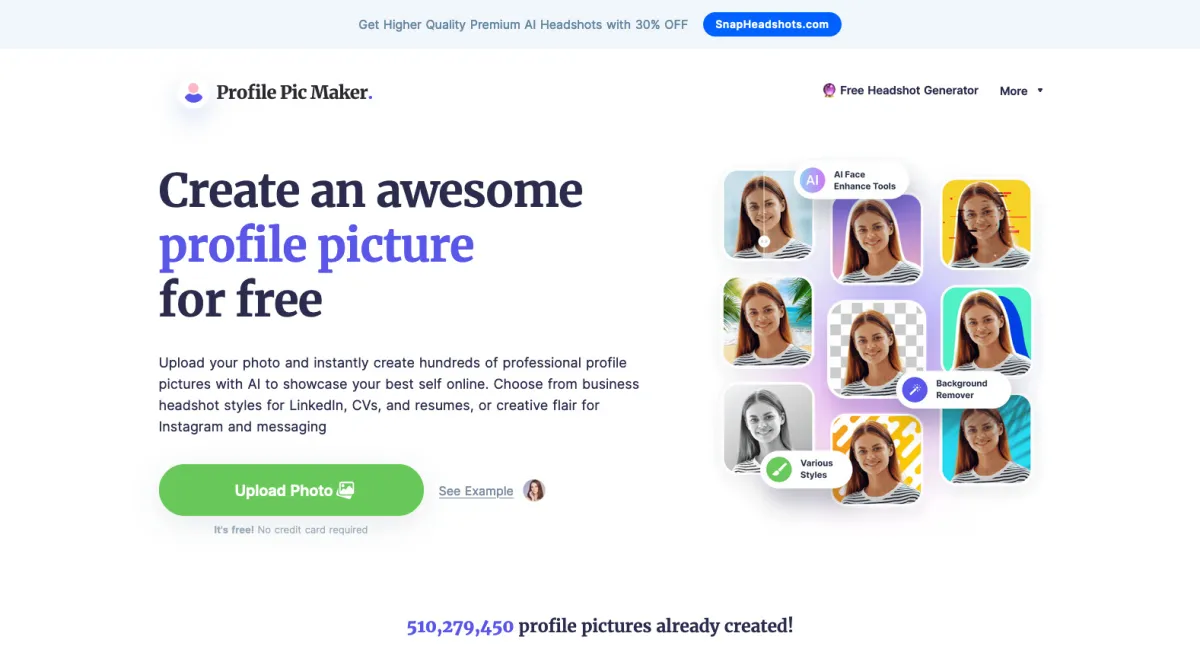 Interface PFPMaker : fonctionnalités, prix, alternatives