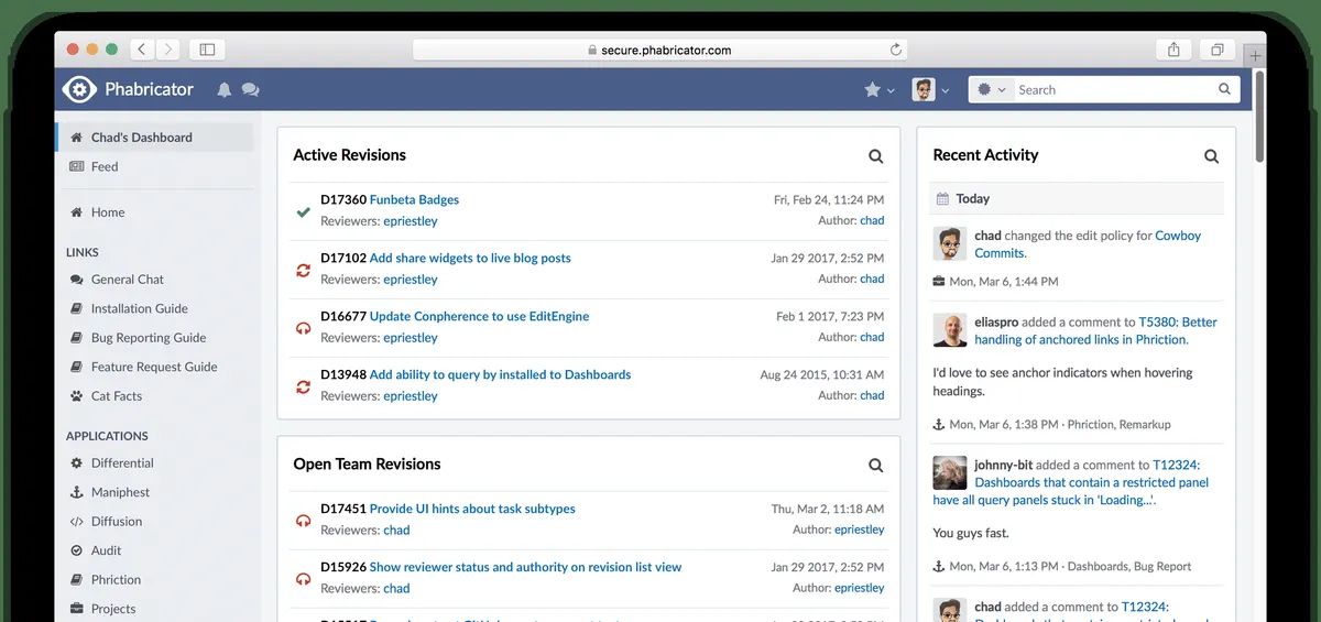 Notre avis sur Phacility : un logiciel de développement d'applications (app builder) à découvrir