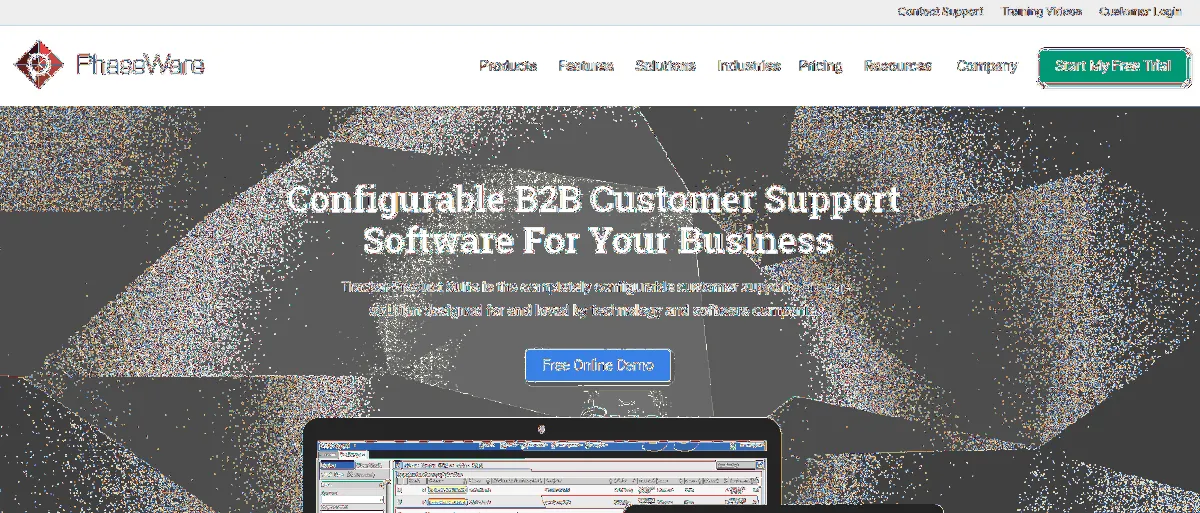 Phaseware Self Service Center: avis sur le logiciel CRM: fonctionnalités, avantages, inconvénients et tarifs