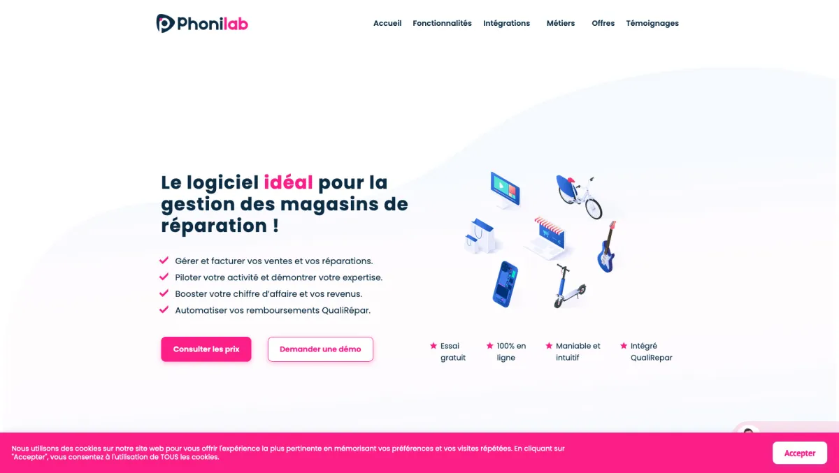Interface Phonilab : image, ergonomie, alternatives