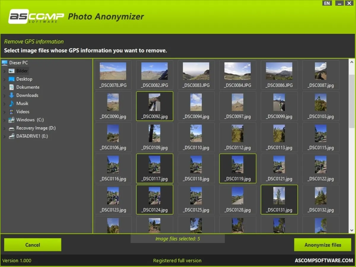 Notre avis sur Photo Anonymizer : un logiciel d'optimisation d'images à découvrir
