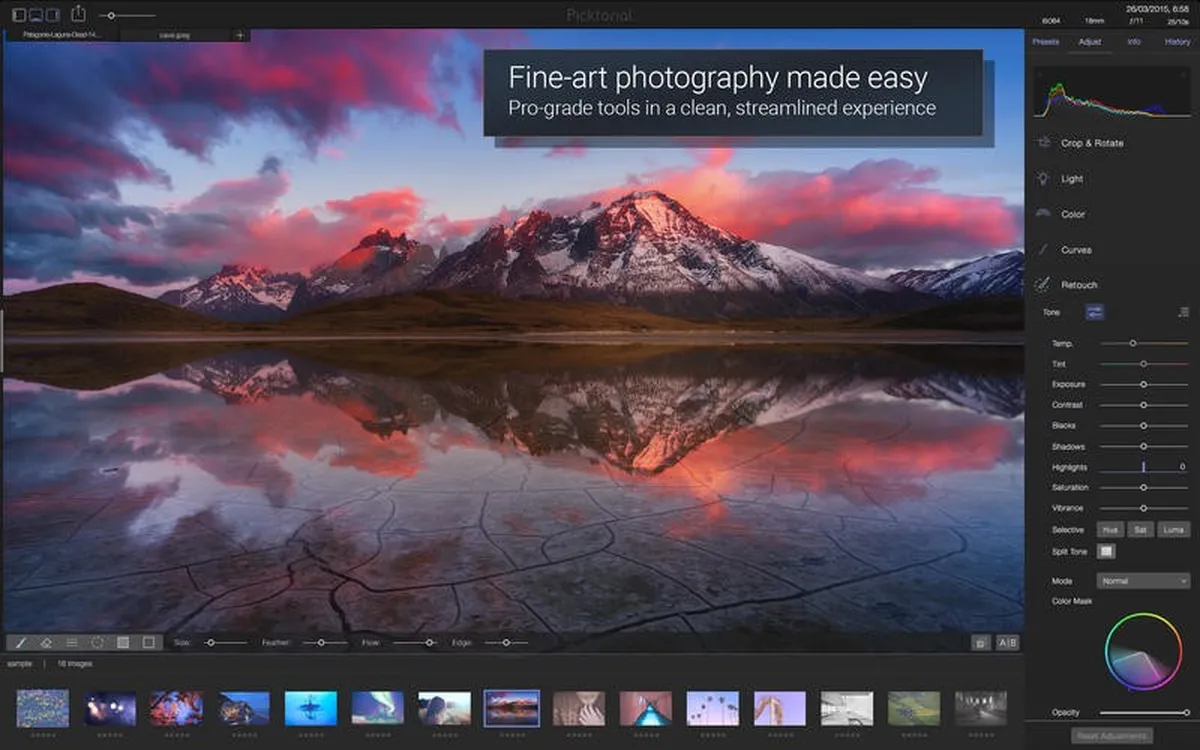 Notre avis sur Picktorial : un logiciel de retouche photo / édition d'image à découvrir