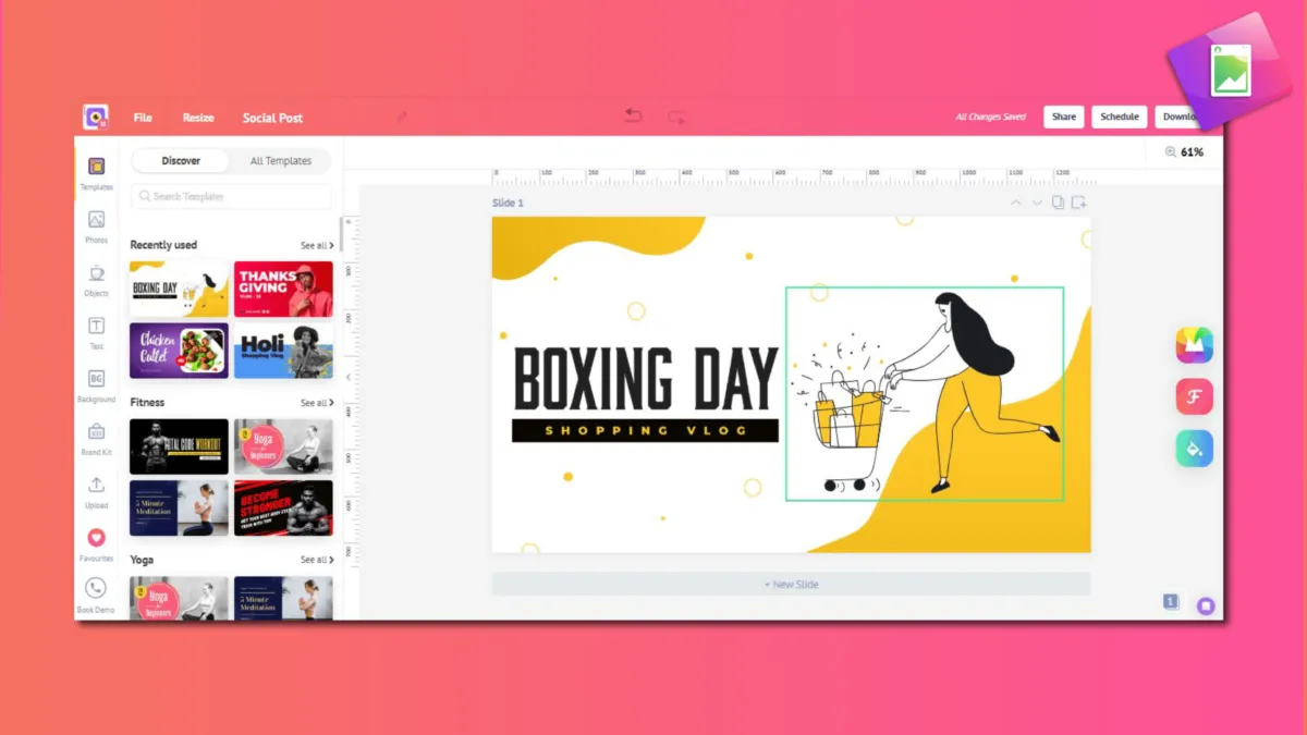 Interface Picmaker: fonctionnalités, prix, alternatives
