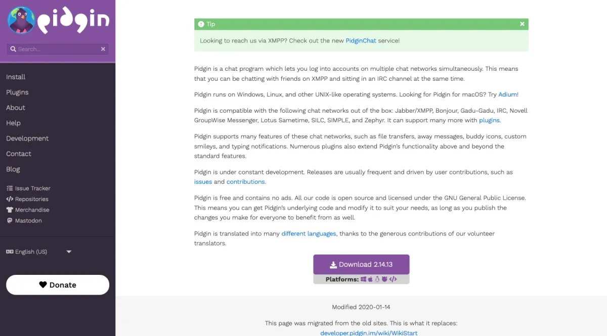 Interface Pidgin : fonctionnalités, prix, alternatives