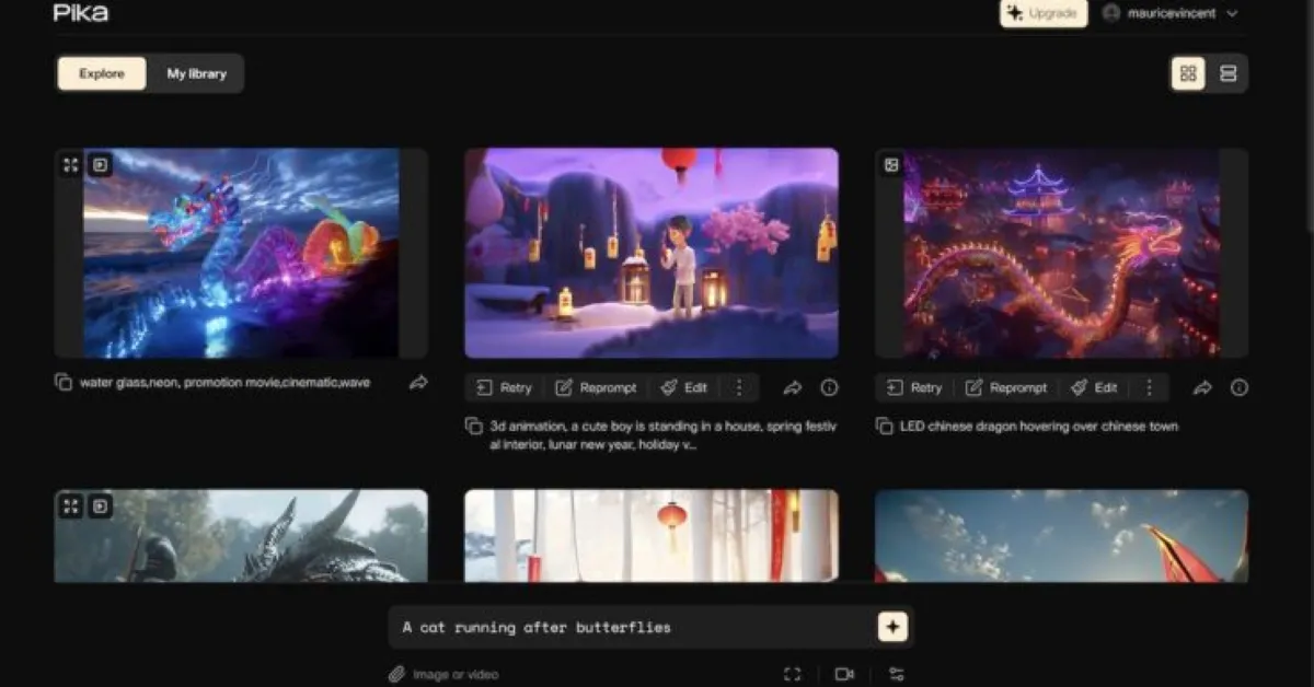 Notre avis sur Pika : un générateur de vidéo par IA (intelligence artificielle) à découvrir Notre avis sur Pika : un générateur de vidéo par IA (intelligence artificielle) à découvrir