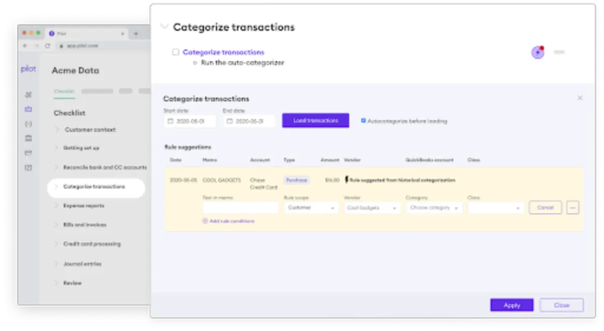 Interface Pilot: fonctionnalités, prix, alternatives