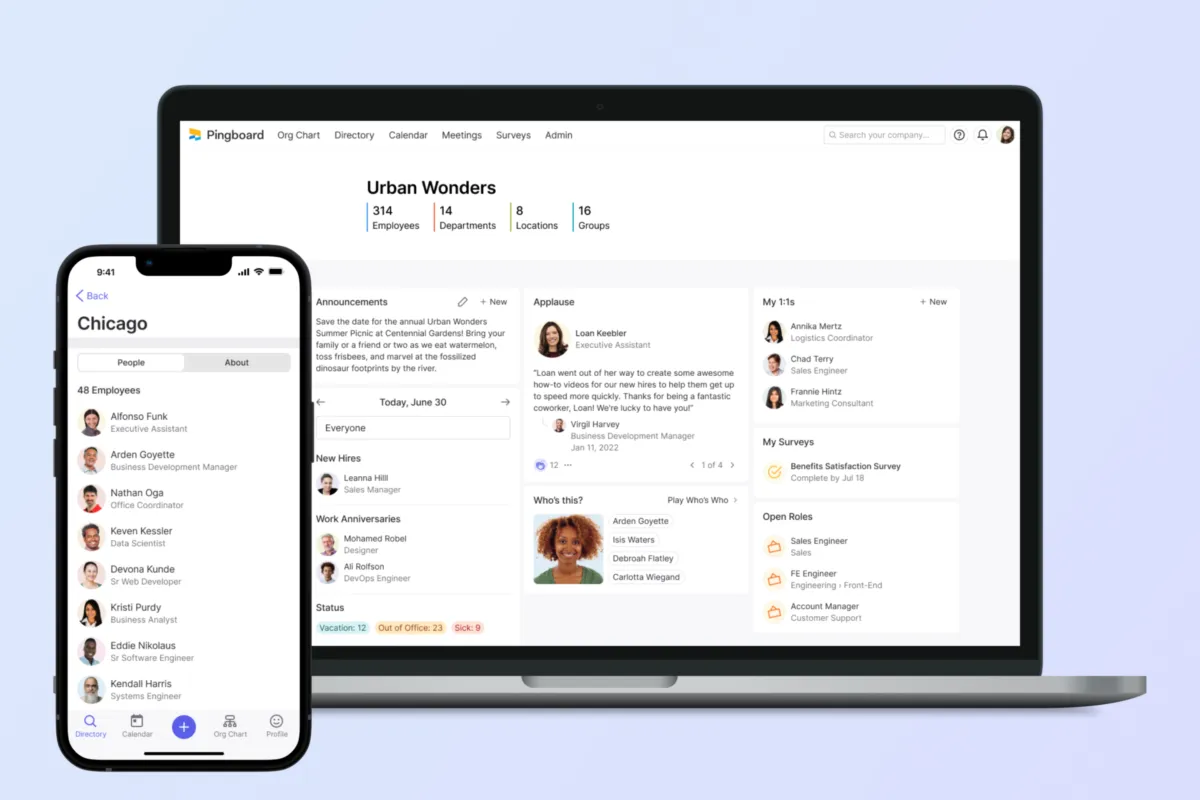 Notre avis sur Pingboard : un logiciel RH (gestion des ressources humaines) à découvrir