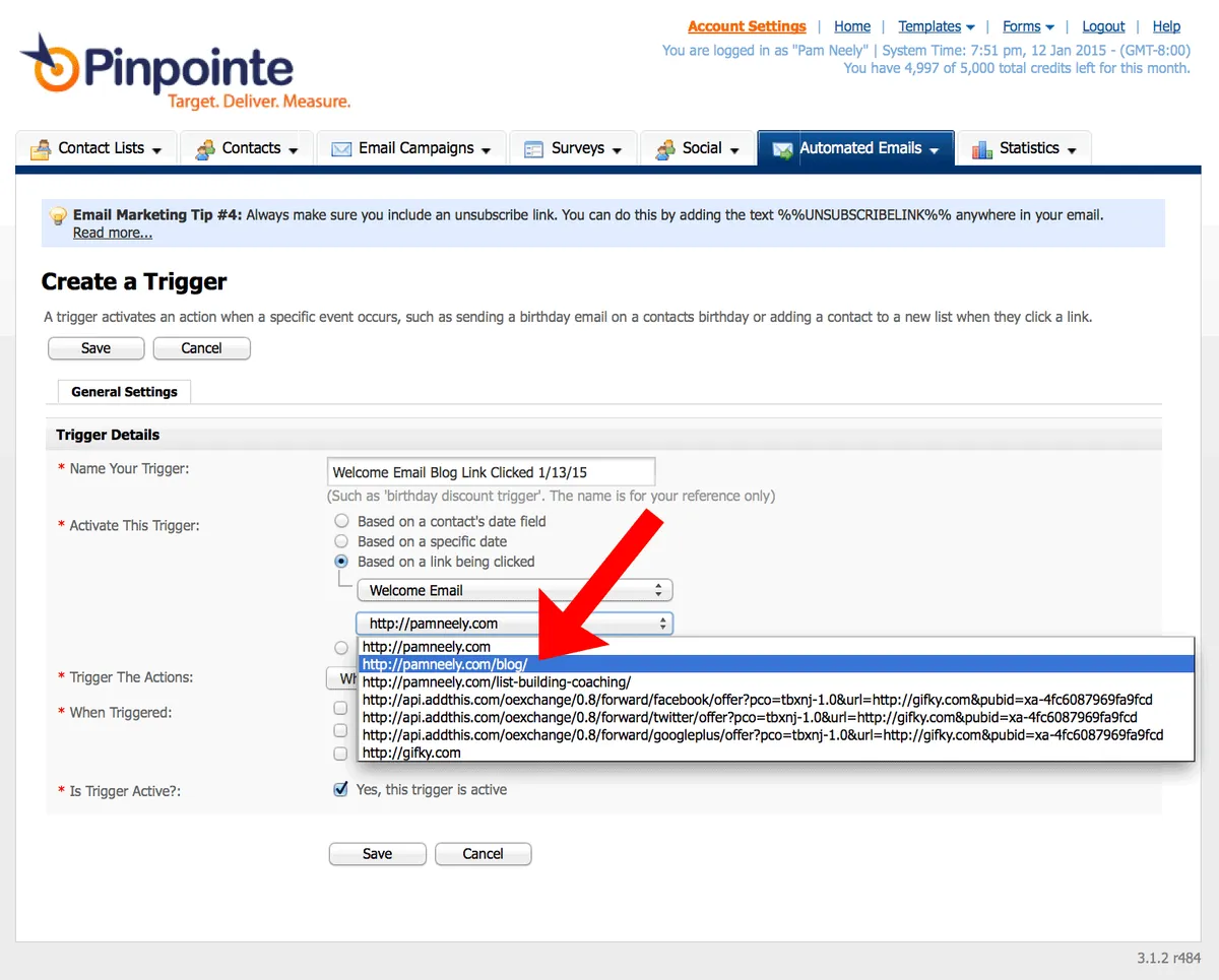 Interface Pinpointe: fonctionnalités, prix, alternatives