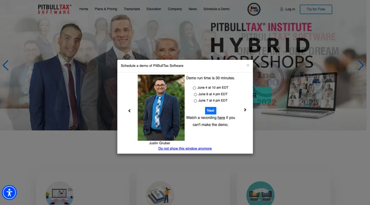 Interface PitBullTax : image, ergonomie, alternatives