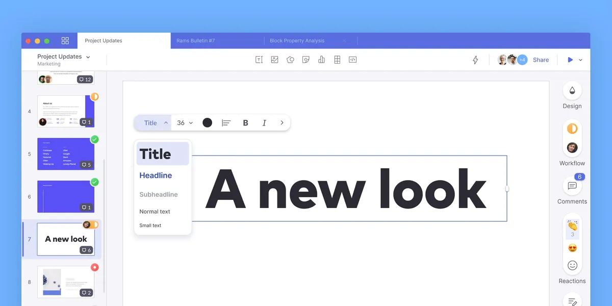 Notre avis sur Pitch : un logiciel de présentation à découvrir