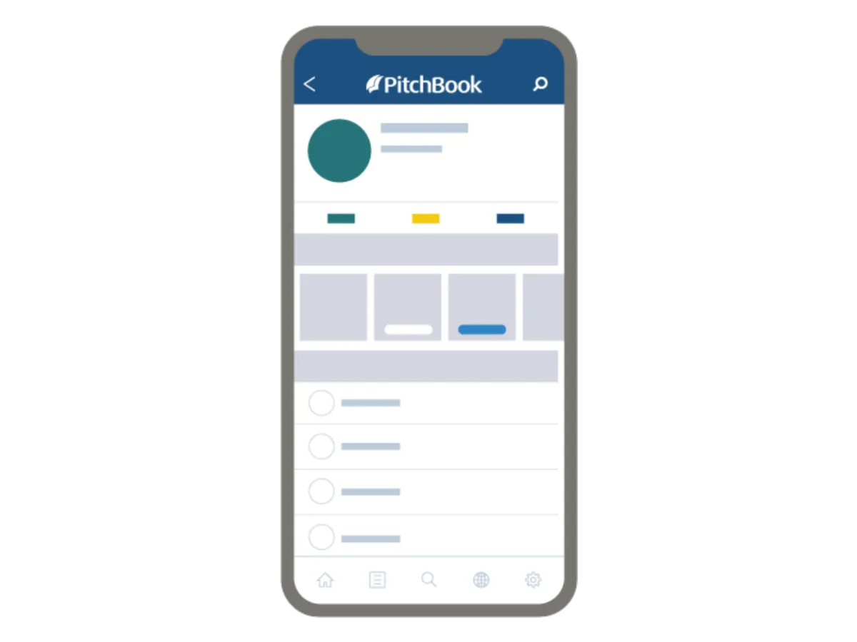 Interface PitchBook: fonctionnalités, prix, alternatives