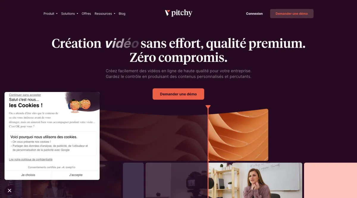 Interface Pitchy : image, ergonomie, alternatives