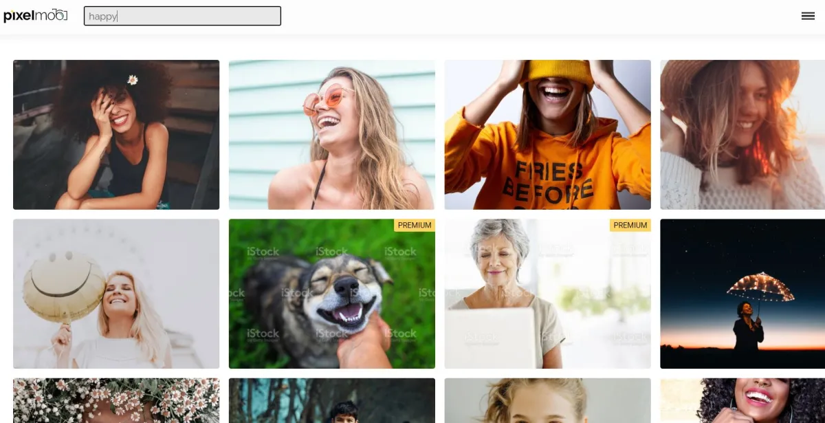 Notre avis sur Pixel Mob : une banque d'images (stock photo) à découvrir