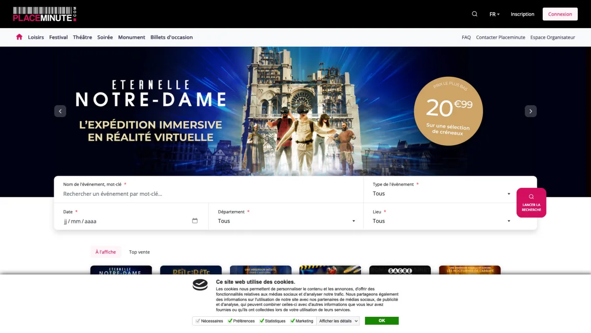 Interface Placeminute : fonctionnalités, prix, alternatives