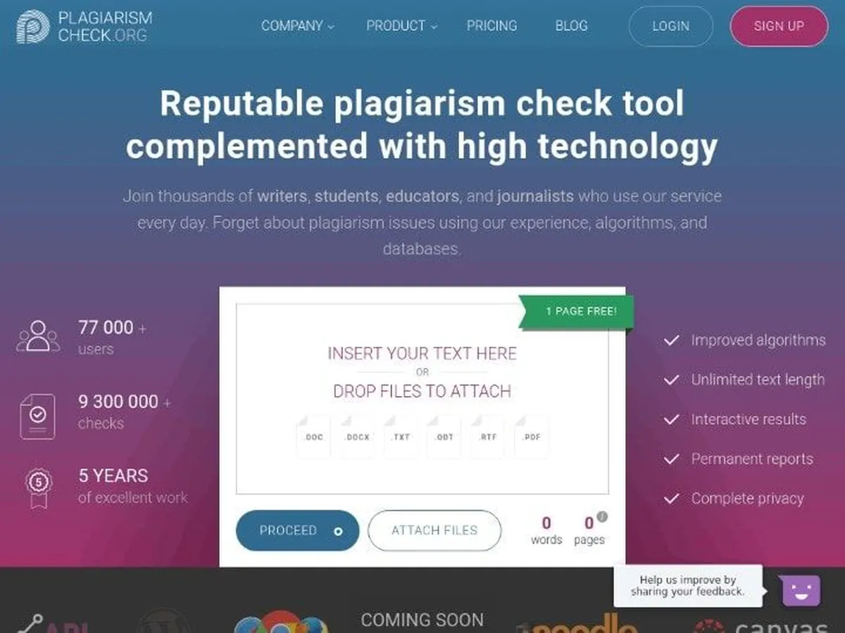 Interface Plagiarism Checker: fonctionnalités, prix, alternatives Interface Plagiarism Checker: fonctionnalités, prix, alternatives
