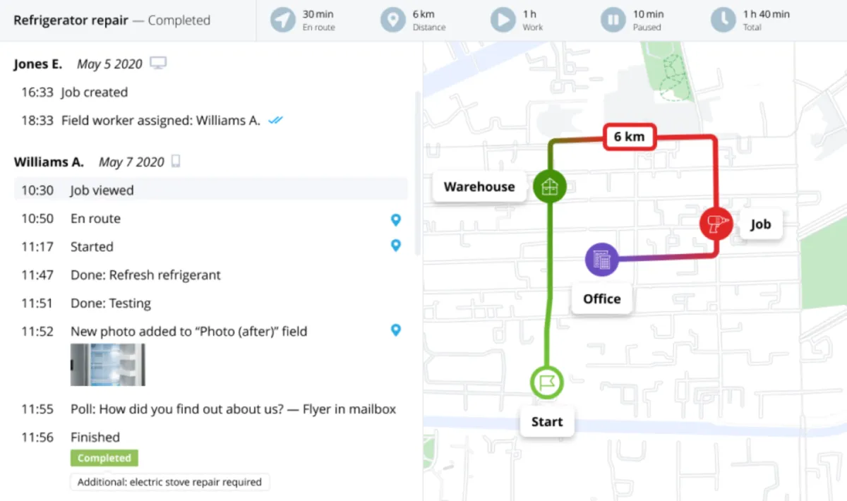 Notre avis sur Planado : un logiciel de gestion des interventions et tournées sur le terrain (FSM: field service) à découvrir