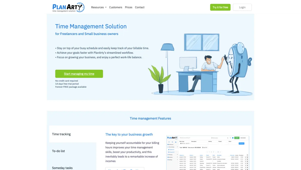 Interface PlanArty : fonctionnalités, prix, alternatives