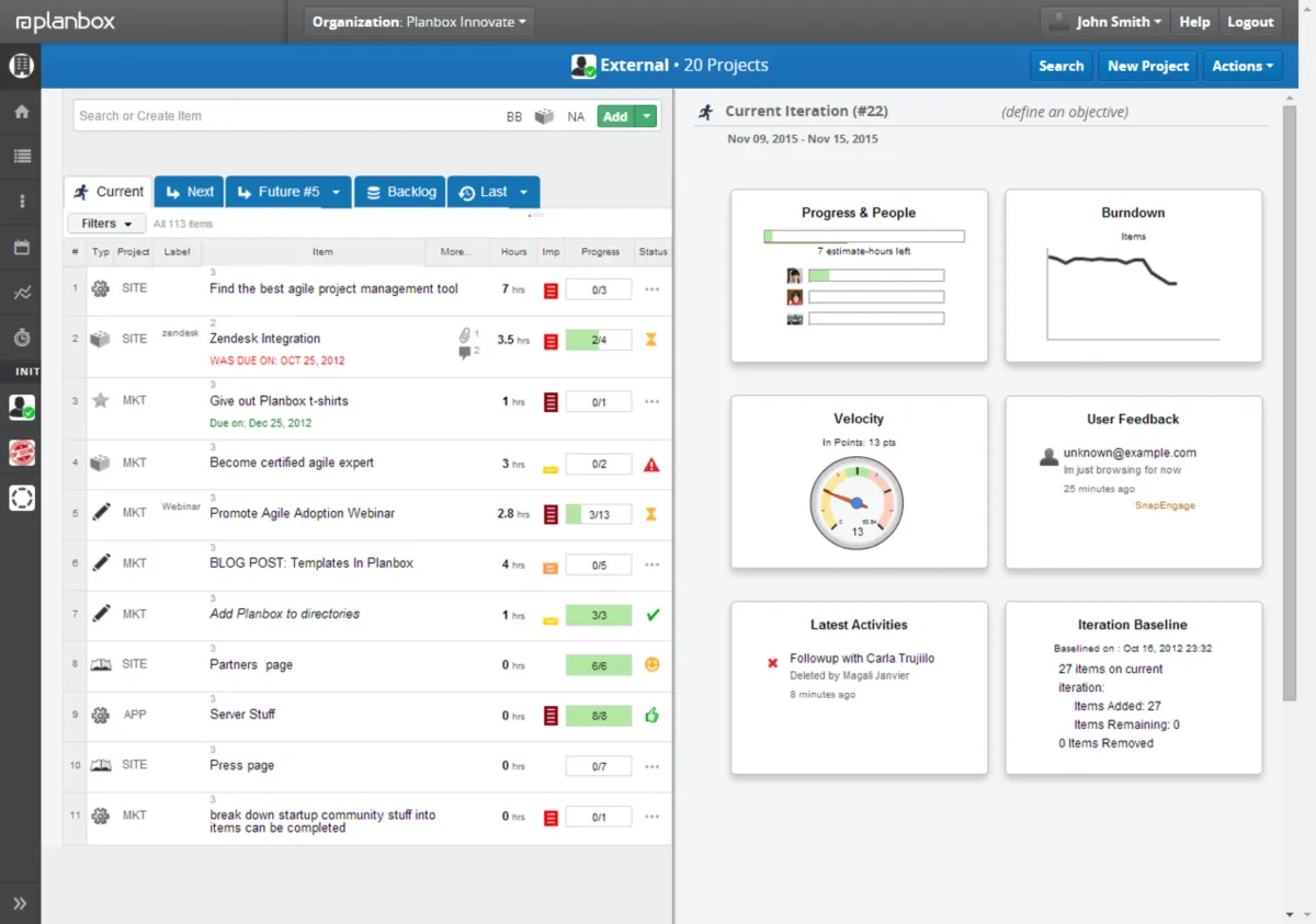 Notre avis sur Planbox : un logiciel de brainstorming (idéation / gestion des innovations) à découvrir