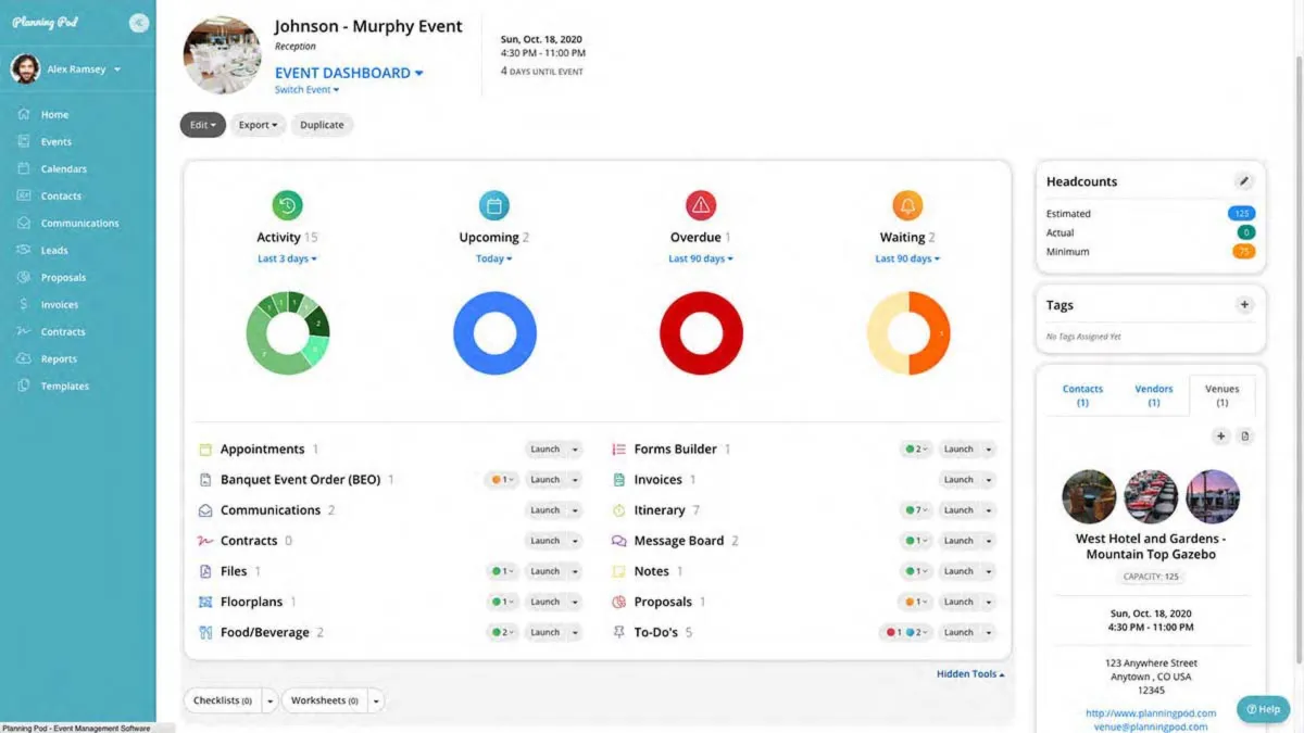 Notre avis sur Planning Pod : un logiciel de gestion d'événements à découvrir