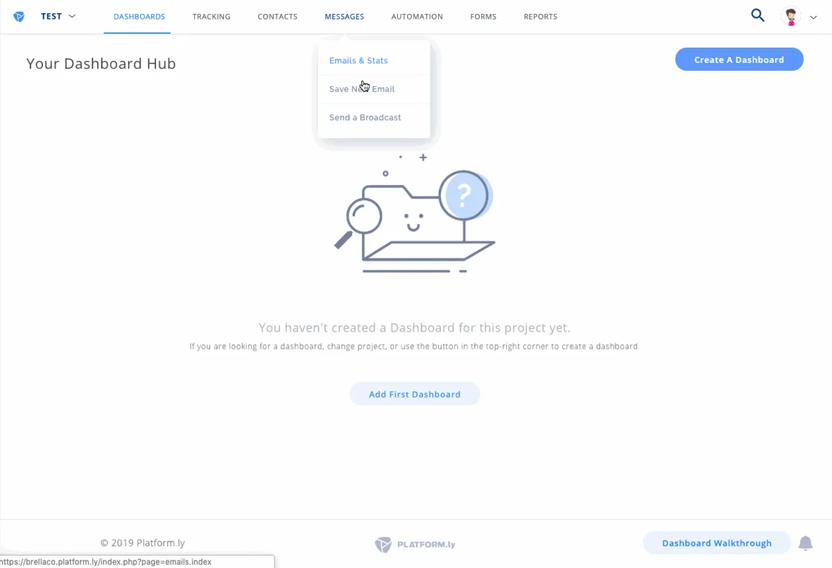Interface Platformly: fonctionnalités, prix, alternatives
