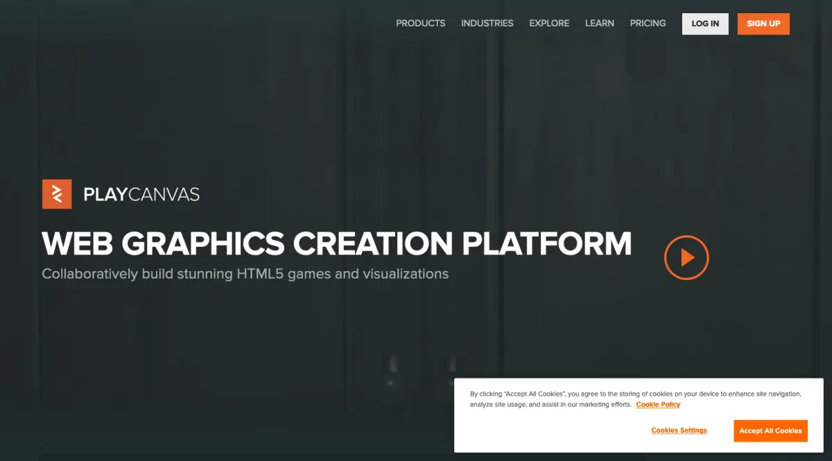 Interface PlayCanvas : fonctionnalités, prix, alternatives