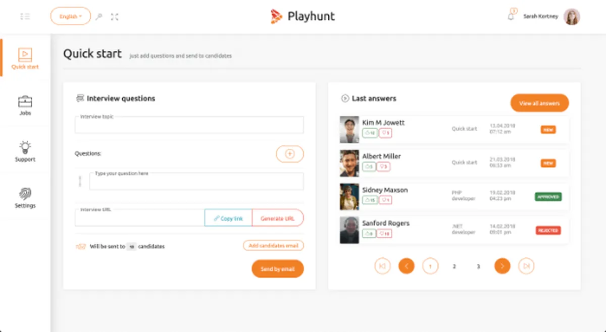 Notre avis sur Playhunt : un logiciel d'entretien vidéo à découvrir