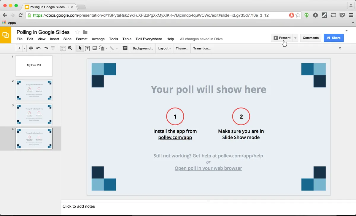 Interface Poll Everywhere: fonctionnalités, prix, alternatives
