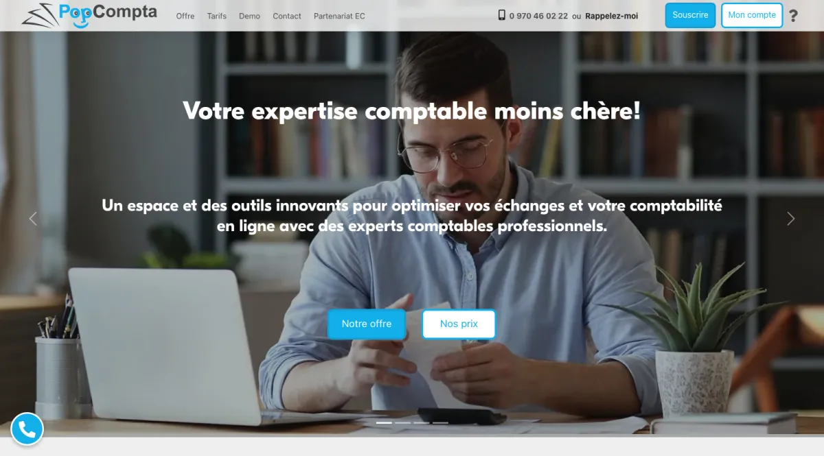 Interface Popcompta : fonctionnalités, prix, alternatives