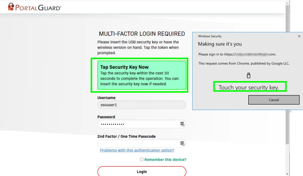 Interface PortalGuard: fonctionnalités, prix, alternatives