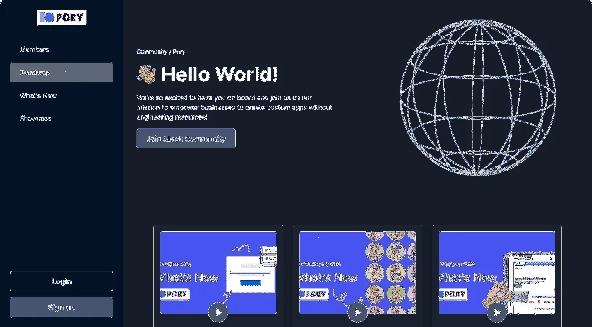 Notre avis sur Pory : un logiciel de création d'applications à découvrir Notre avis sur Pory : un logiciel de création d'applications à découvrir