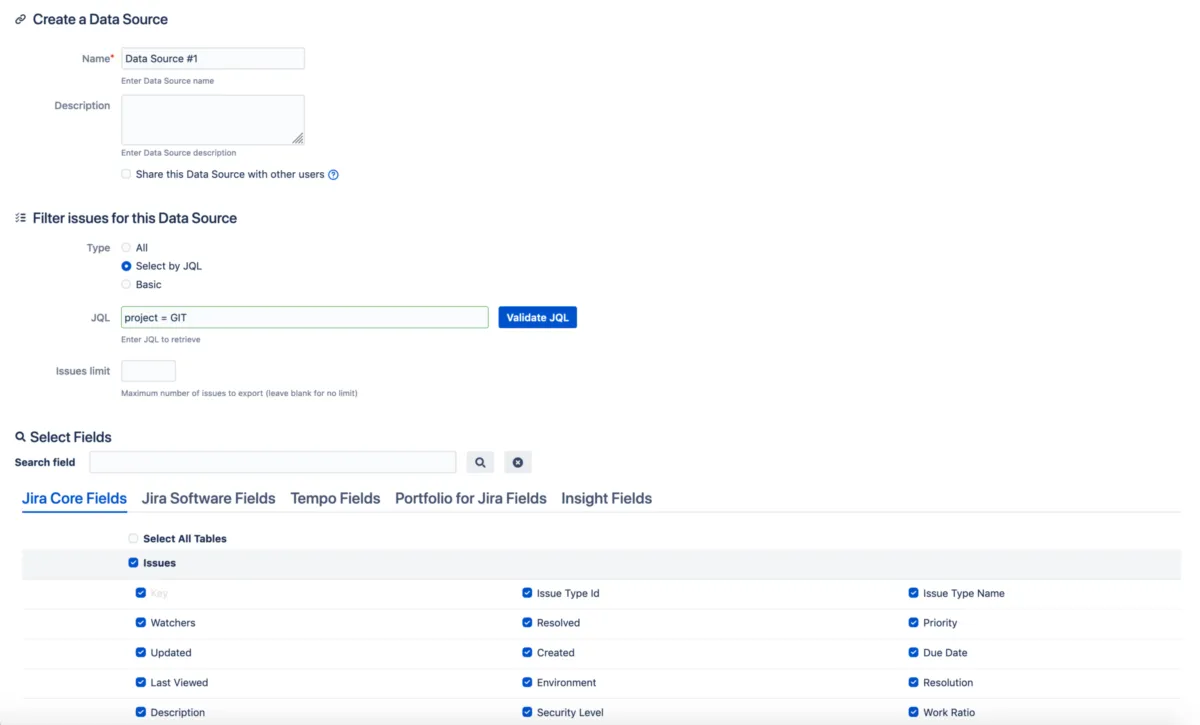 Interface Power BI Connector for Jira: fonctionnalités, prix, alternatives