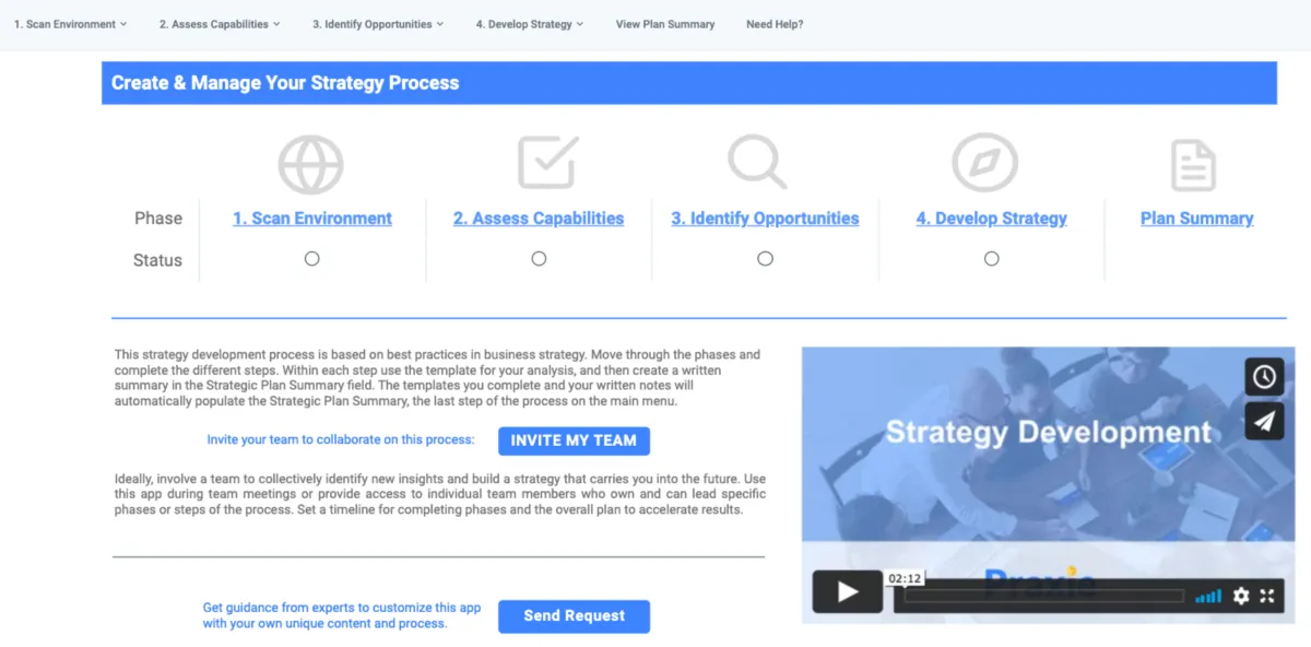 Interface Praxie: fonctionnalités, prix, alternatives