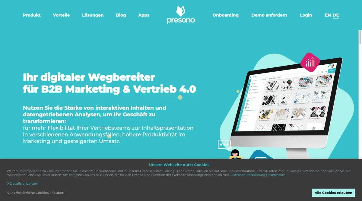 Interface presono : fonctionnalités, prix, alternatives