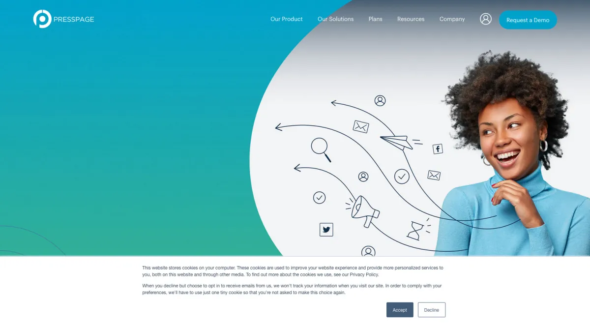 Interface PressPage : fonctionnalités, prix, alternatives