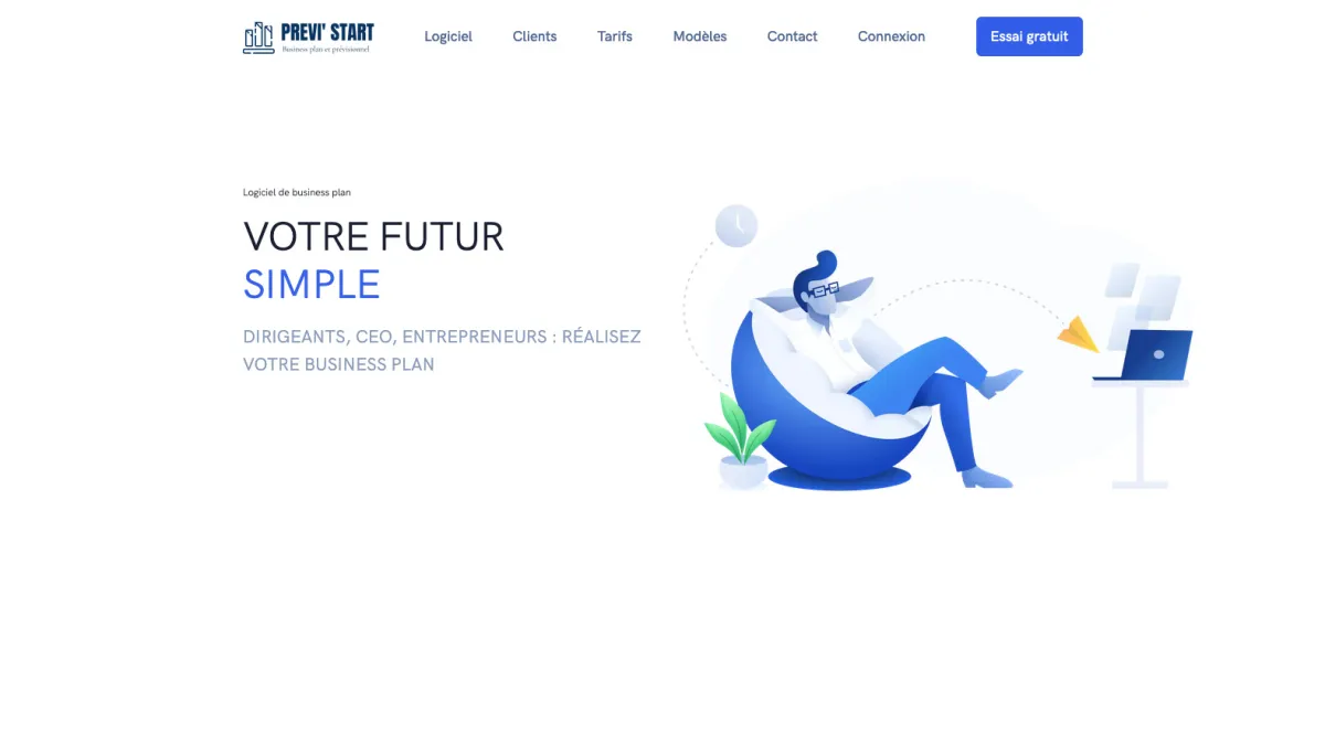 Interface PREVI'START : image, ergonomie, alternatives