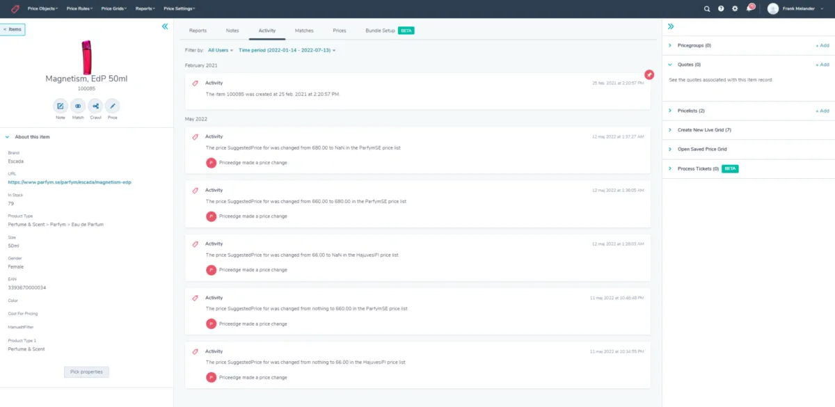 PriceEdge: avis sur le logiciel d'optimisation des prix: fonctionnalités, avantages, inconvénients et tarifs PriceEdge: avis sur le logiciel d'optimisation des prix: fonctionnalités, avantages, inconvénients et tarifs