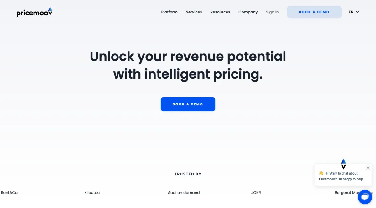 Interface PriceMoov : fonctionnalités, prix, alternatives