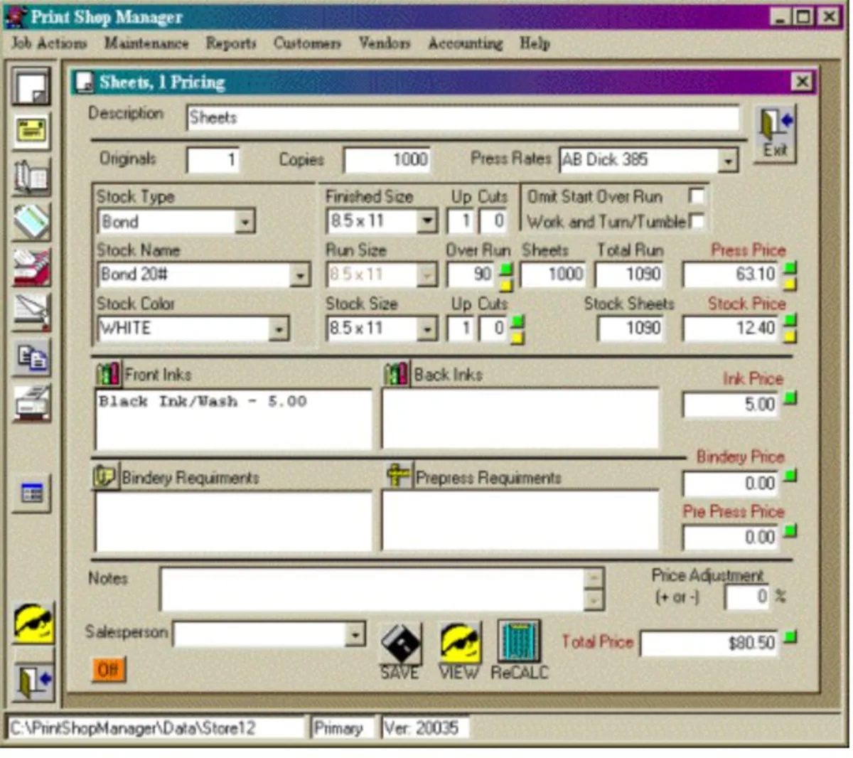 Notre avis sur Print Shop Manager : un logiciel d'estimation d'impression à découvrir