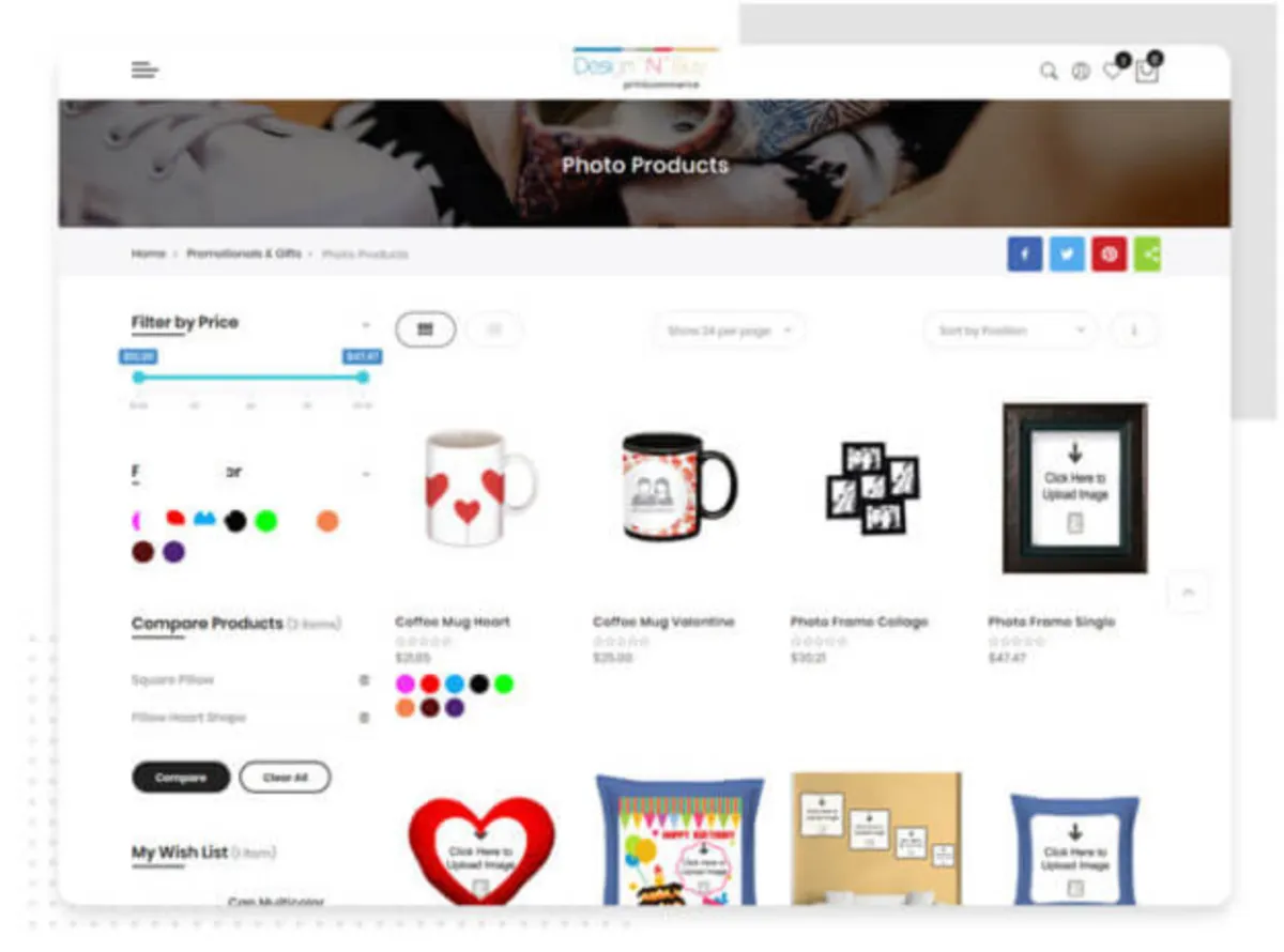 Interface PrintCommerce: fonctionnalités, prix, alternatives