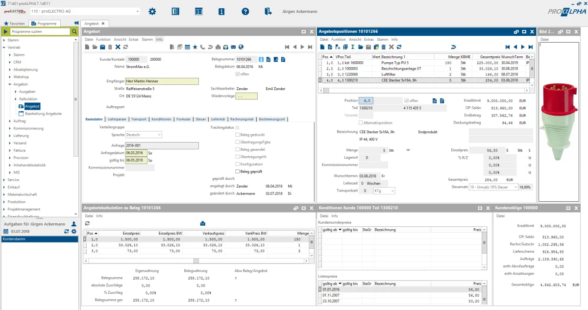 ProAlpha: avis sur le logiciel ERP: fonctionnalités, avantages, inconvénients et tarifs