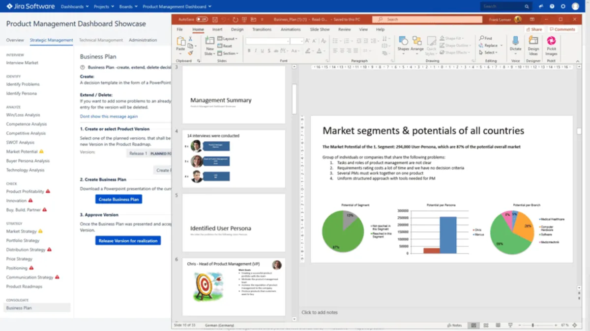 Interface Product Management Dashboard for JIRA: fonctionnalités, prix, alternatives