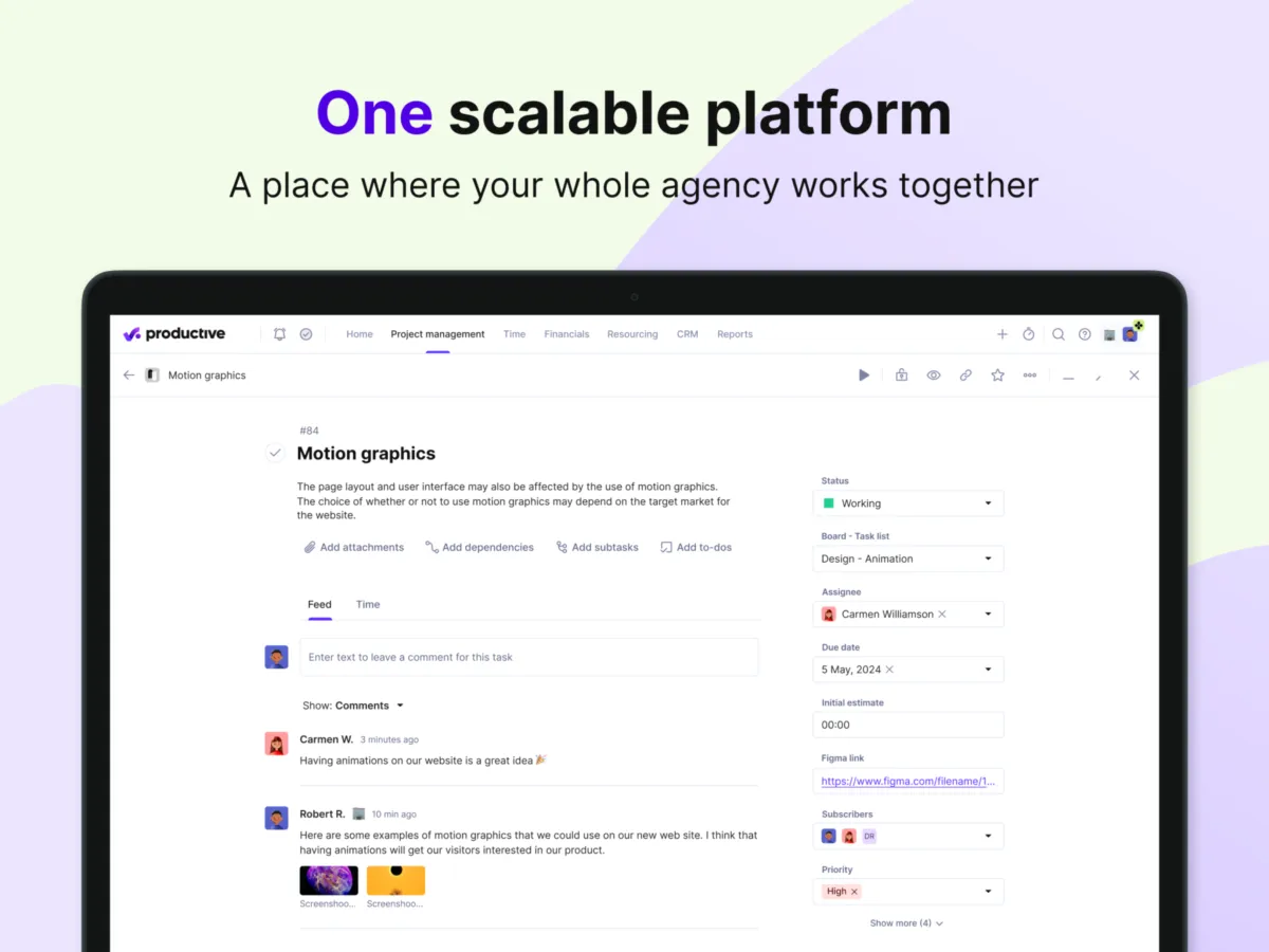 Notre avis sur Productive : un logiciel de gestion de projet à découvrir
