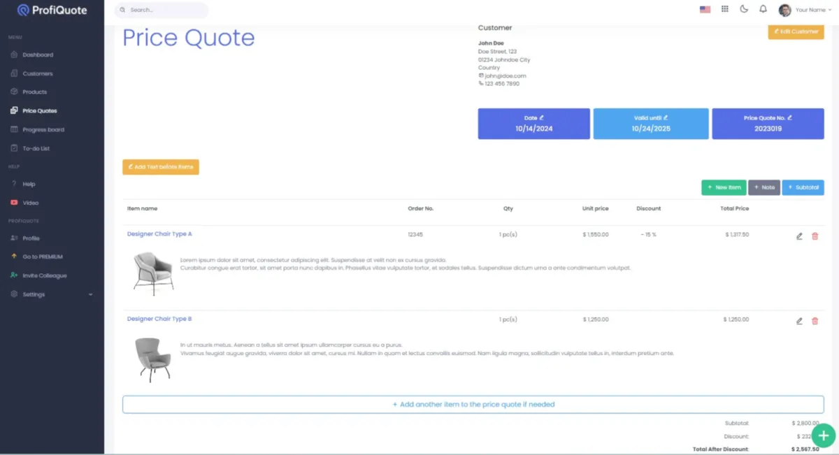 Notre avis sur ProfiQuote : un logiciel de gestion commerciale et ventes à découvrir Notre avis sur ProfiQuote : un logiciel de gestion commerciale et ventes à découvrir