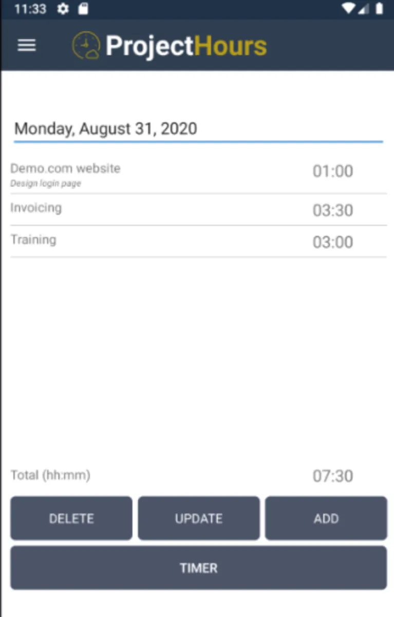 Notre avis sur Project Hours : un logiciel de gestion des temps et activités (GTA: time tracking / pointage / badgeuse) à découvrir