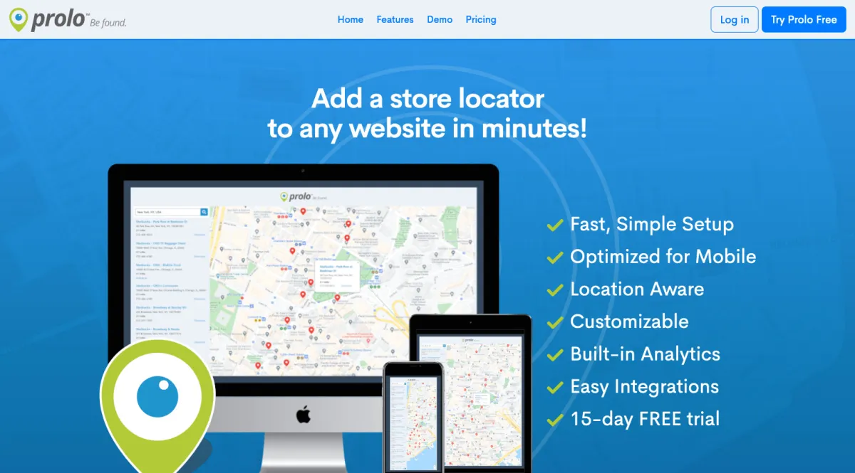 Interface Prolo Store Locator : fonctionnalités, prix, alternatives Interface Prolo Store Locator : fonctionnalités, prix, alternatives