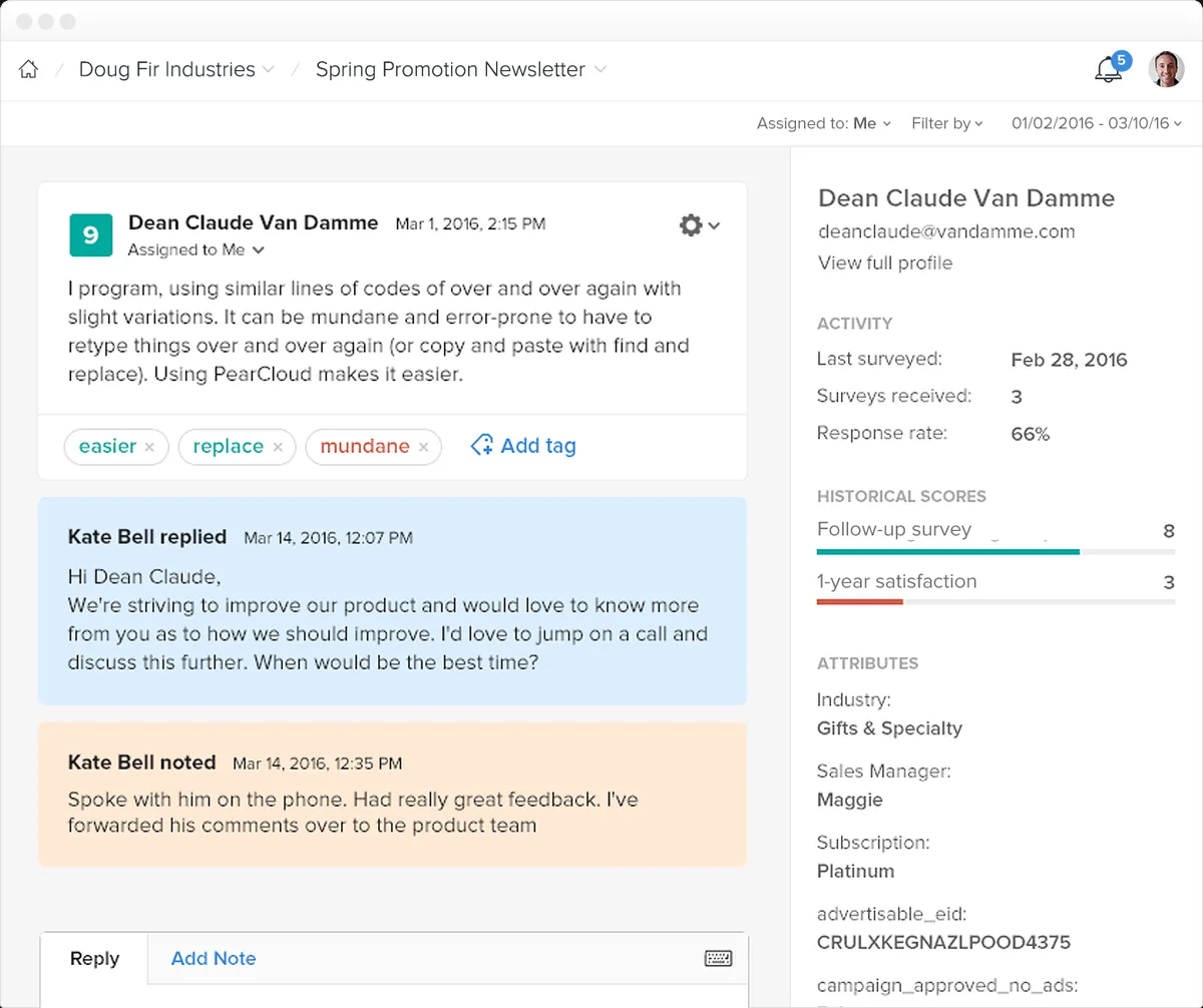 Interface Promoter.io: fonctionnalités, prix, alternatives Interface Promoter.io: fonctionnalités, prix, alternatives