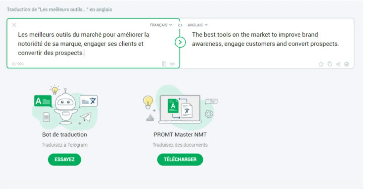 Notre avis sur PROMT.One : un logiciel de traduction à découvrir